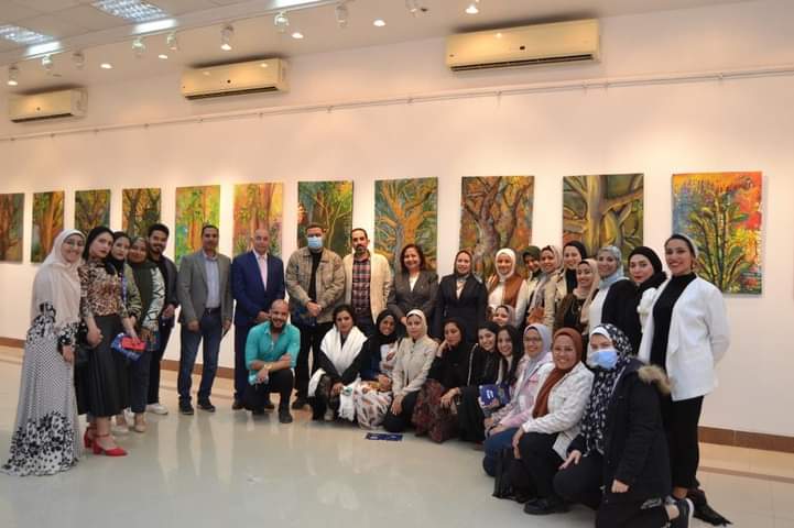 جامعة أسيوط تفتتح معرض الفرقة الثانية والرابعة بقسم التصوير بكلية الفنون الجميلة بعنوان " تشكيل لوني "