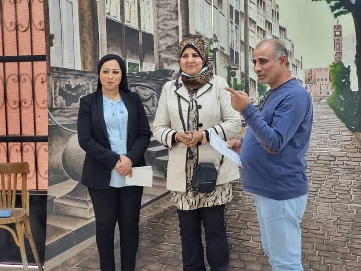 اليوم الثاني والختام لورشه العمل  بعنوان "تقنيات الطبعه الفنية" لطلاب  قسم الجرافيك