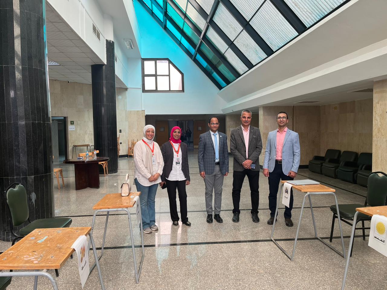 فريق الكلية يصعد لدور الثمانية في الدوري البيئي الذي تنظمه الجامعة.