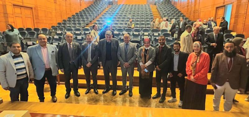 The "Medical Studies Committee" meeting of the Supreme Council of Universities, Faculty of Medicine at Assiut University, reviews its vision regarding the evaluation of the mandatory training program (5 + 2).
