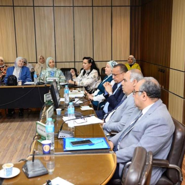 The Dean of Assiut Faculty of Medicine presided over the Faculty Council meeting No. (803)
